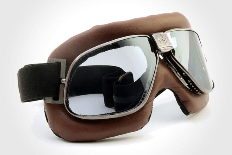 Classic Goggles Brown Nannini for Ferrari