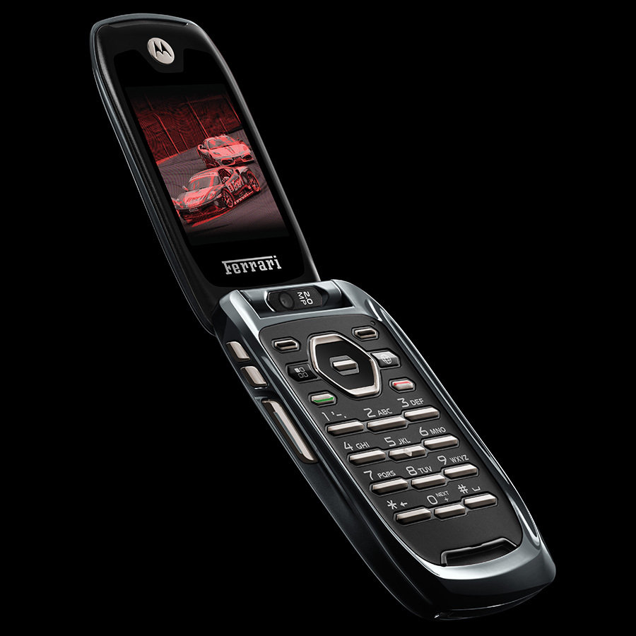 Motorola i897 Ferrari Black mobile phone