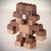 Chocolate LEGO by Akihiro Mizuuchi