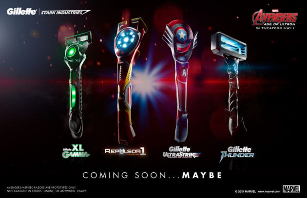 Gillette x Stark Industries Shavers