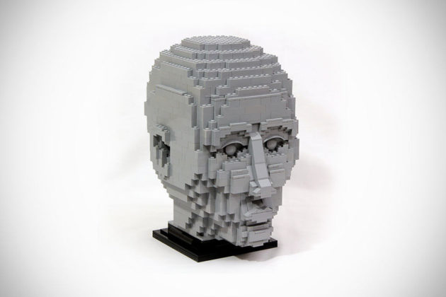 Custom LEGO Sculpture “The Engineer” by Kristal