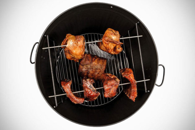 The Original Po’ Man Charcoal Grill & Cooker