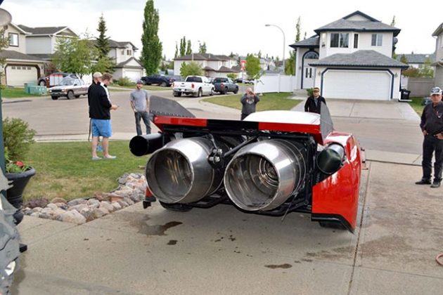 Jet-powered Ferrari Enzo Replica “Insanity” Race Car