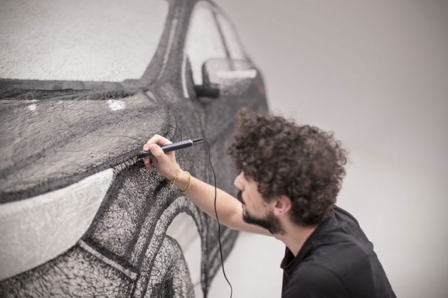 Nissan Qashqai Crossover 3D Pen Sculpture