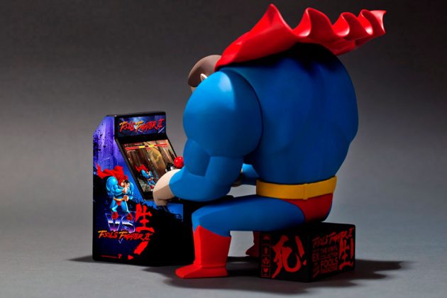 Superman Playing Arcade Vinyl Figure by Fools