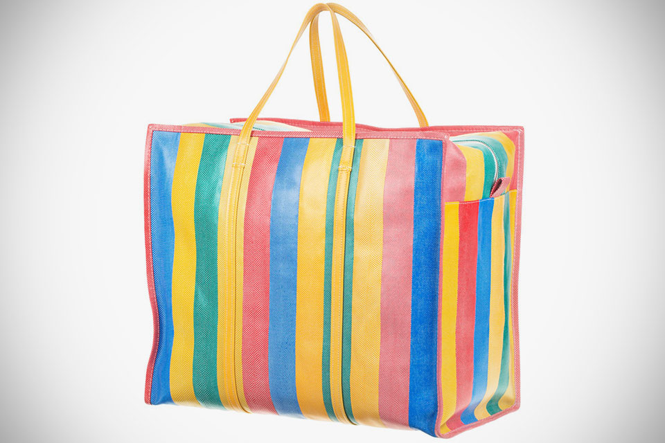 Balenciaga’s Interpretation Of Iconic RedWhiteBlue Bag Cost A Cool 2,000