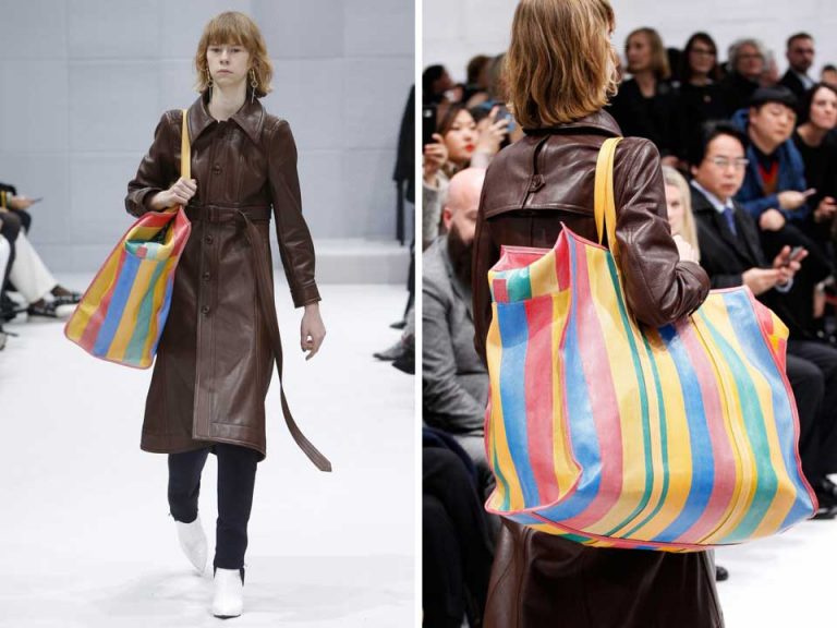 Balenciaga’s Interpretation Of Iconic RedWhiteBlue Bag Cost A Cool