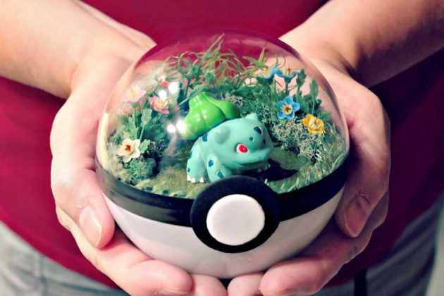 Pokémon Garden Glass Ball by TheVintageRealm