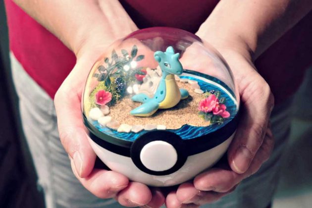 Pokémon Garden Glass Ball by TheVintageRealm