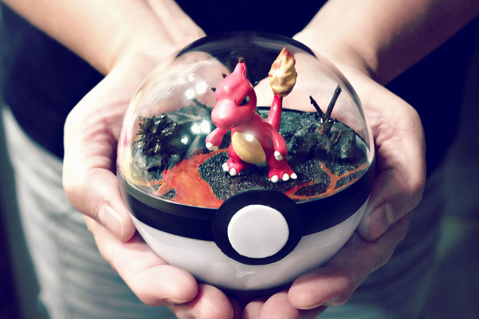 Custom Pokéball Terrarium Is The Coolest Pokéball (And Terrarium) Ever