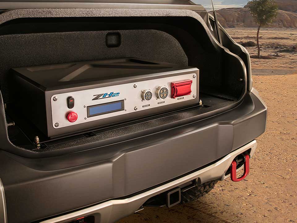 GM's Chevy Fuelcell Offroader For U.S. Army Looks Like A Show Truck