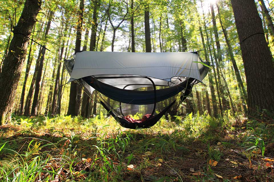 Nubé Stratos Modular Hammock Shelter Keeps Bugs Out, Rain Or Shine MIKESHOUTS