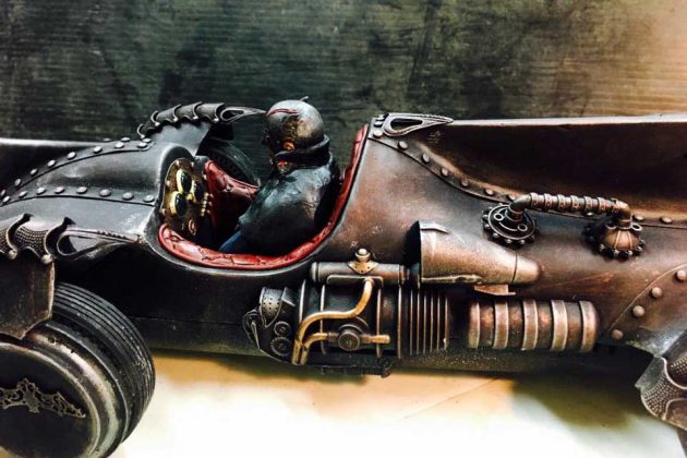 1/8 Steampunk Batmobile by Olivier Xavier