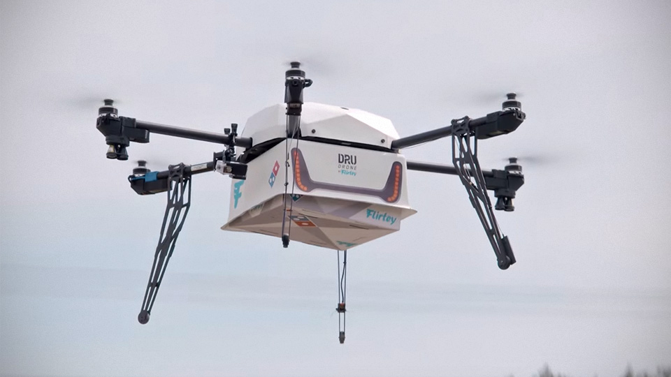 Domino’s Pizza DRU Drone Made First Pizza Delivery In New Zealand