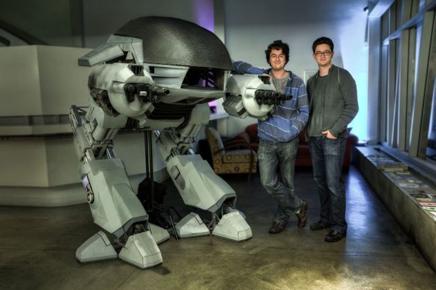 Huge DIY Robocop ED-209 Costume by Ghostlight