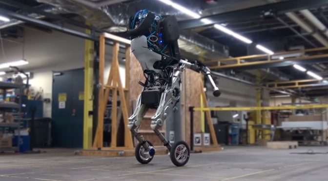boston dynamics wheeled robot