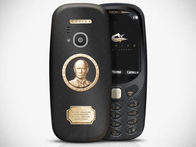 Caviar Nokia 3310 Supremo Putin Edition Mobile Phone