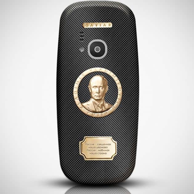 Caviar Nokia 3310 Supremo Putin Edition Mobile Phone