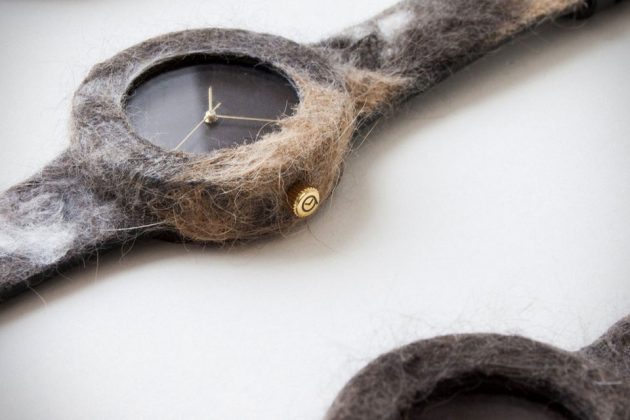 Watch Made From Cat or Dog Hair by Analog Watch Co.