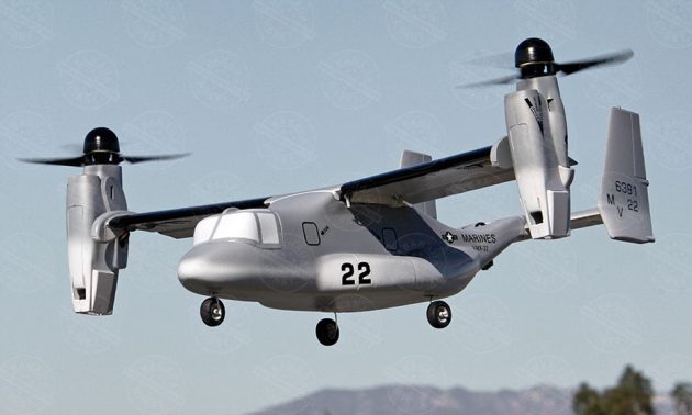 5 Channel BlitzRCWorks VTOL V-22 Osprey RC Aircraft