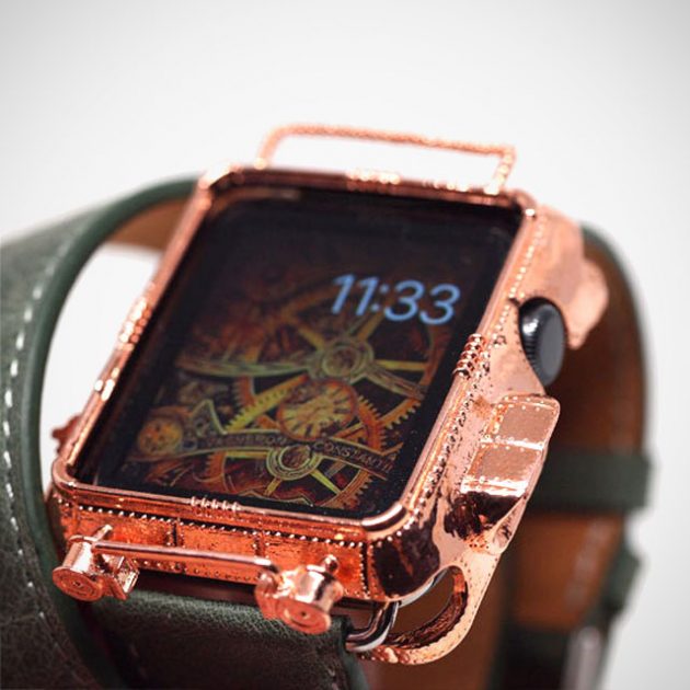 Steampunk-style 42mm Apple Watch Cover by JoyComplex