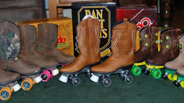 Cowboy Boot Roller Skates by Wayne’s Western Wheels