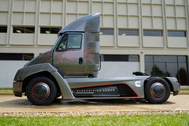 Cummins All-Electric Powertrain Concept Truck