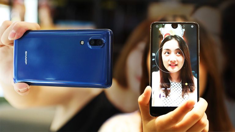 Sharp Iphone Sharp Aquos S2 Looks Like A Cross Between Essential Phone And iPhone 8