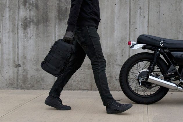 12L Motorcycle Cargo Tail Bag by ALMS NYC