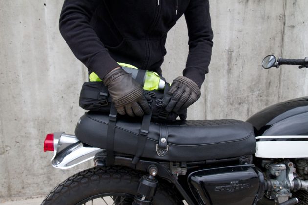 12L Motorcycle Cargo Tail Bag by ALMS NYC