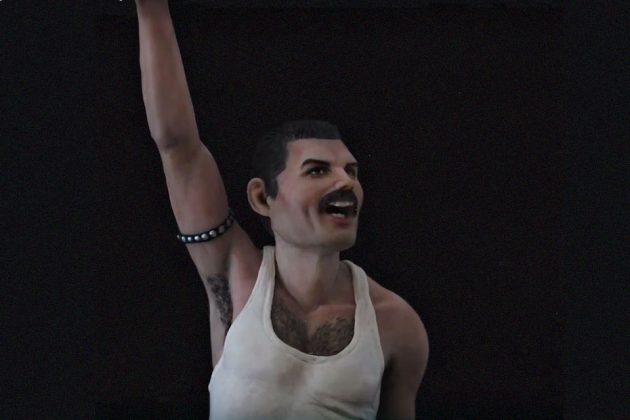 7.5-inch Freddie Mercury Sculpture by Juliana LePine