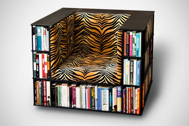 Luxury Club Library Bookcase Chair