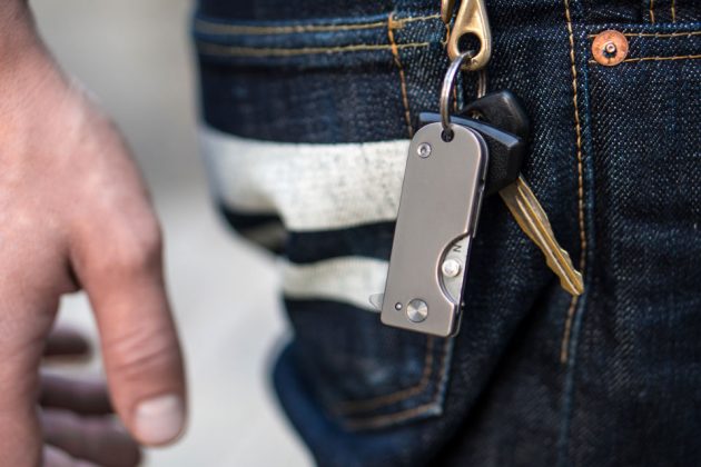 WESN Titanium Micro Blade EDC Pocket Knife Keychain