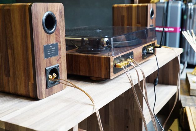 TT8 Multi-function Wooden Turntable by Minfort