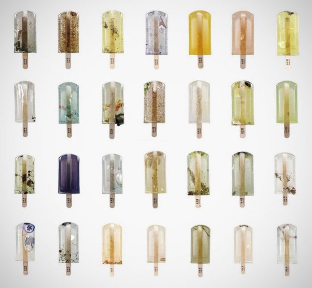 Polluted Water Popsicles by Students of NTUA