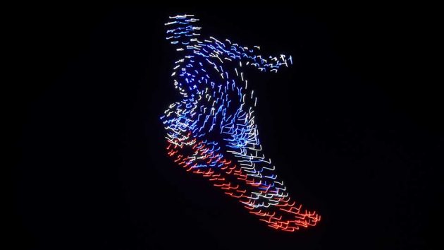 Intel Drone Light Show at Winter Olympic 2018