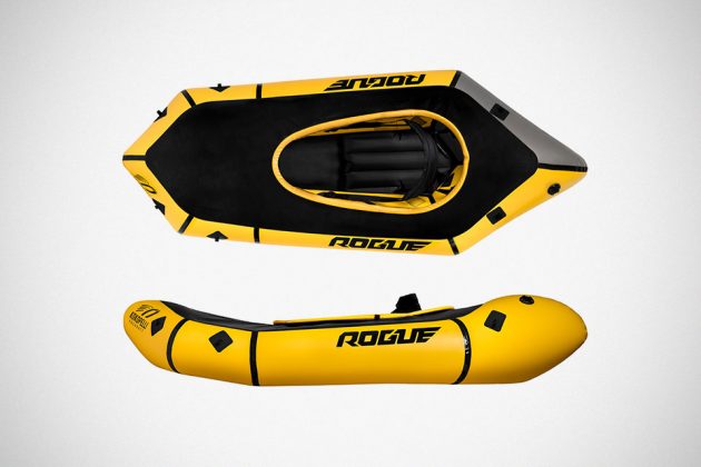 This Inflatable Raft Actually Rolls Up To The Size Of Paper Towels