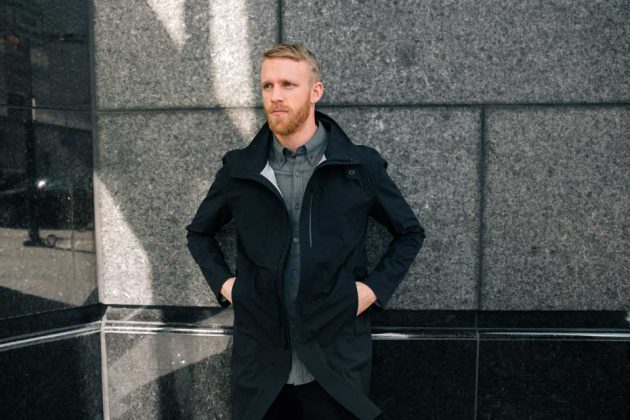 The Styrman Ultralight Raincoat by Mission Workshop