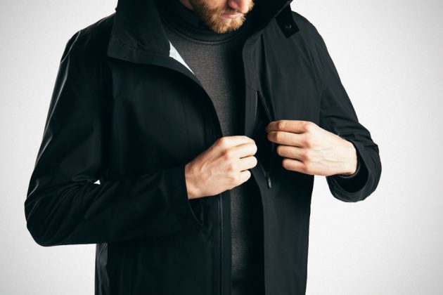 The Styrman Ultralight Raincoat by Mission Workshop