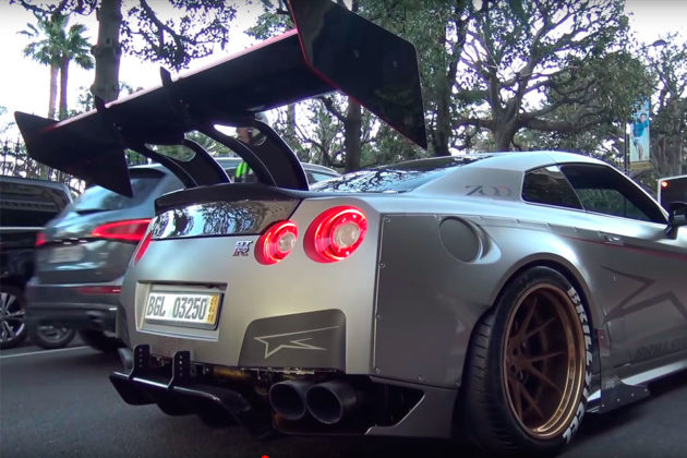 1850HP Nissan GT-R With Massive Rear Wing