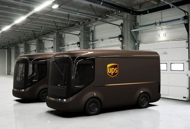 UPS X Arrival Smart Electric Van London Paris