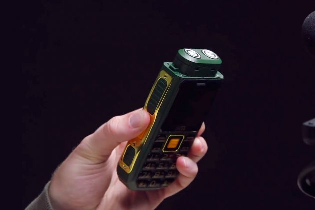 Mobile Phone with Built-in Shaver