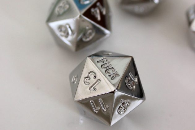 Critical Failure D20 Dice