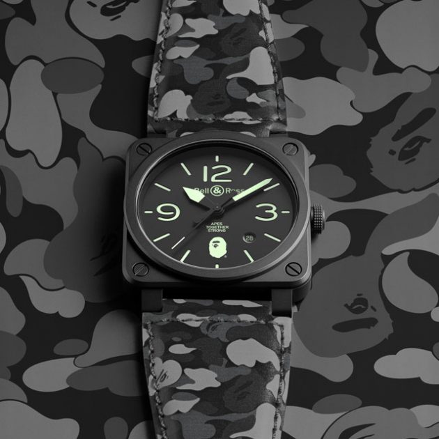 Bell & Ross x BAPE BR03-92