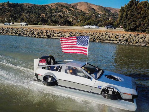 DeLorean Hovercraft Selling on eBay