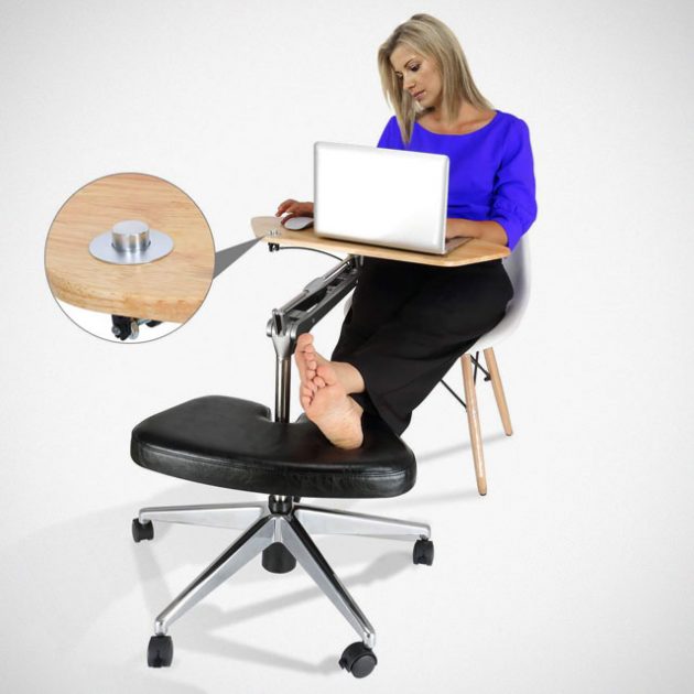 Mobile Laptop Stand With Footrest