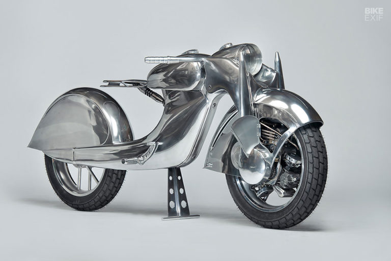 This Is A FrontWheel Drive Motorcycle And It Look Absolutely