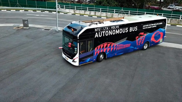 NTU x Volvo Buses Autonomous Electric Bus