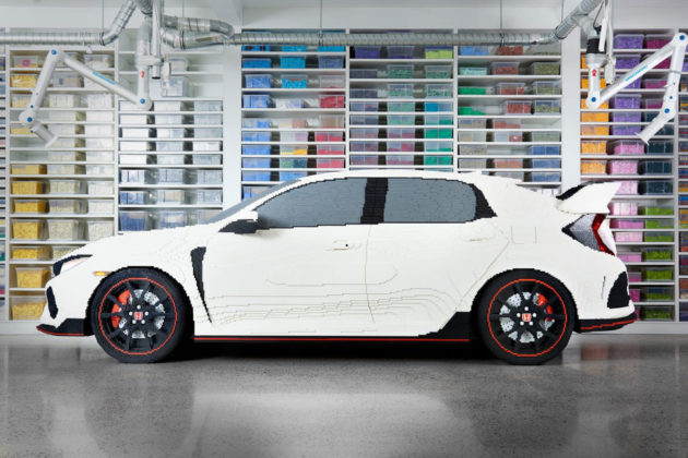 Life-size LEGO Honda Civic Type R