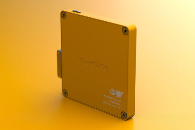 Playdate: A Handheld Gaming System With A Crank As One Of The Controls